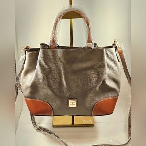 Dooney & Bourke NWT Brenna Elephant Gray